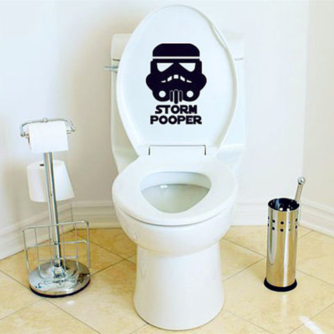 Storm Pooper toilet decal Free - $0