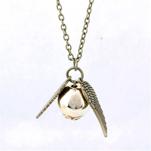 Gold Snitch Necklace FREE - $0