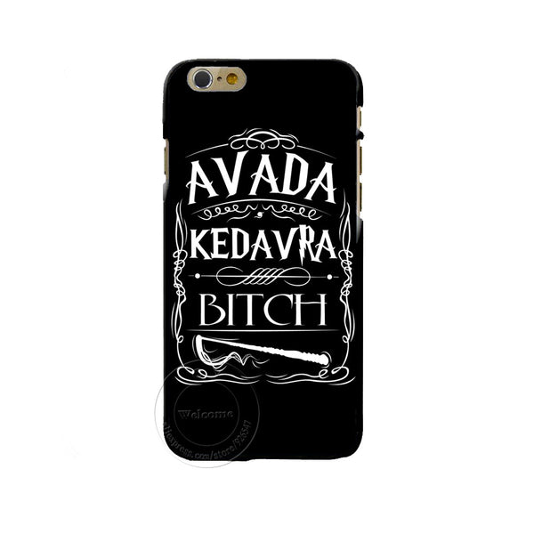"Avada Kedavra Bitch" Harry Potter iPhone Case